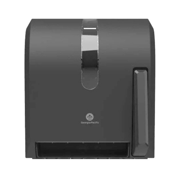 Georgia Pacific Other - Georgia-Pacific 54338A Hygienic Push-Paddle Roll Towel Dispenser, Black